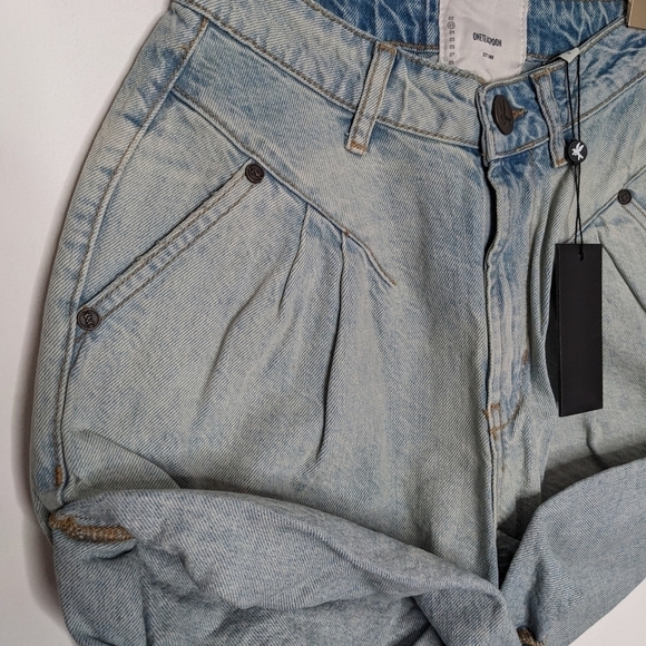 ONE TEASPOON Light Wash Kansas High Rise 80s Street Walker Short NEW Size 23 - Picture 2 of 8